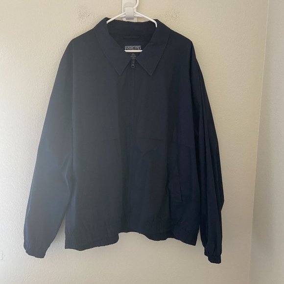 Land’s End Man Regular WindbreakerJacket Navy Blue Color Sz XXL